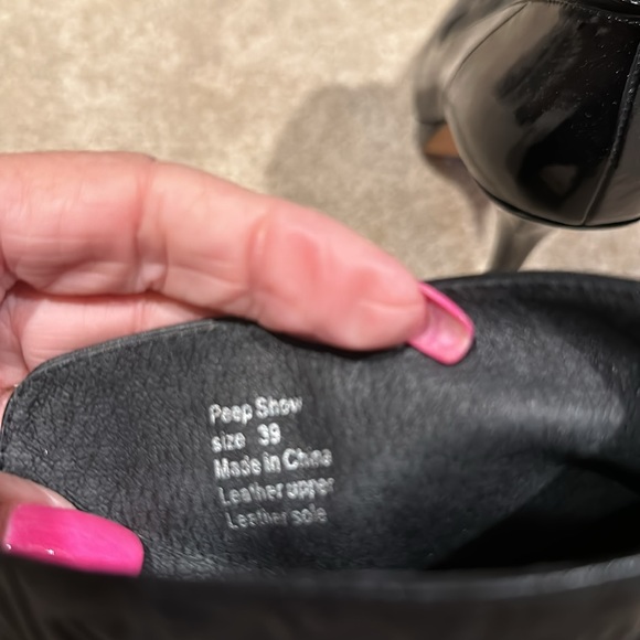 Black VELVET ANGELS booties size 39 GUC - Picture 10 of 10